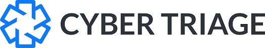 Cyber Triage Logo in blau und schwarz